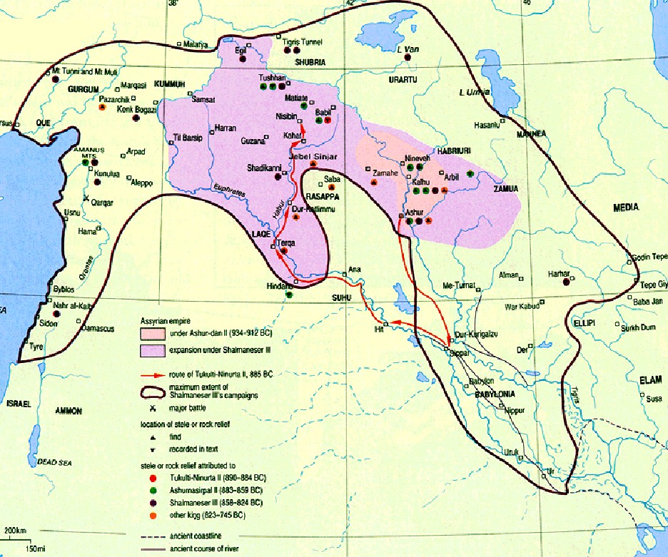 Assyrien Knig Assur-Dan II